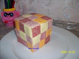 Фото рецепта «Кубик-рубик»