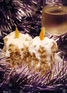 Фото рецепта «Канапе Рождественские свечи»
