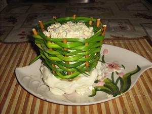 Фото рецепта «Корзинка с салатом»