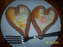 Пошаговое фото рецепта «Завтрак для влюблённых»