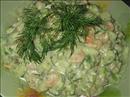 Пошаговое фото рецепта «Салат с креветками и авокадо»