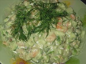 Фото рецепта «Салат с креветками и авокадо»