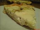 Пошаговое фото рецепта «Сочный песочный киш с луком-пореем и сыром»