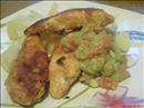 Пошаговое фото рецепта «Куриные наггетсы с соусом гуакамоле»
