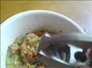 Пошаговое фото рецепта «Куриные наггетсы с соусом гуакамоле»