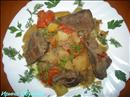 Пошаговое фото рецепта «Рагу из говядины с овощами»
