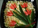 Пошаговое фото рецепта «Салат Букет тюльпанов»