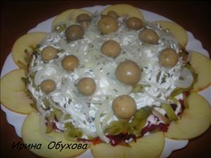 Фото рецепта «Слоеный салат-торт Сибирь»