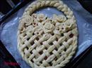 Пошаговое фото рецепта «Пирог корзина с розами»