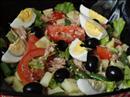 Пошаговое фото рецепта «Салат из тунца с овощами»