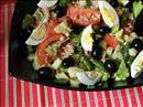Пошаговое фото рецепта «Салат из тунца с овощами»