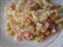 Пошаговое фото рецепта «Быстрое рагу с сосисками»
