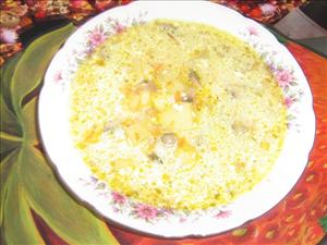 Фото рецепта «Сырный суп из шампиньонов»