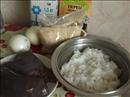 Пошаговое фото рецепта «Котлеты из печени с рисом»