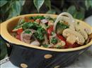 Пошаговое фото рецепта «Салат из языка с шампиньонами»
