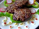 Пошаговое фото рецепта «Печеночные котлеты с рисом»