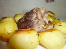 Пошаговое фото рецепта «Свинина запеченная с картофелем»