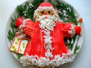 Фото рецепта «Салат Дед Мороз»