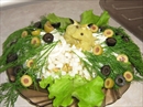 Пошаговое фото рецепта «Салат из кальмаров с яблоками»
