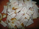 Пошаговое фото рецепта «Салат из стручковой фасоли с ветчиной»