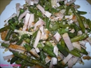 Пошаговое фото рецепта «Салат из стручковой фасоли с ветчиной»