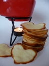 Пошаговое фото рецепта «Бананово-клубничное фондю с вафельными чалдами Романтика»