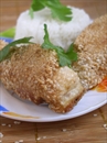 Фото-рецепт «Рыба в сырно-кунжутной корочке»
