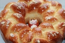 Пошаговое фото рецепта «Греческий пасхальный хлеб»
