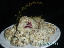 Пошаговое фото рецепта «Трюфели из белого шоколада, сушеной клюквы и овсяных хлопьев»