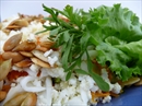 Пошаговое фото рецепта «Салат из кресс-салата с морковью, яйцом и тыквенными семечками»