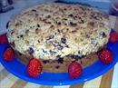 Пошаговое фото рецепта «Пирог с малиной и шоколадом»