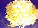 Пошаговое фото рецепта «Сырно-яичная закуска Рафаэллки»