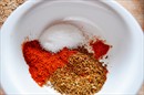 Пошаговое фото рецепта «Персиковая сальса+чипсы из лаваша со специями»