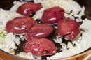 Пошаговое фото рецепта «Куриная печень в малиновом соусе»