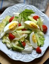 Пошаговое фото рецепта «Салат из крабовых палочек»