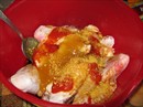 Пошаговое фото рецепта «Куриные крылышки в медово-соевом соусе»
