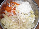 Пошаговое фото рецепта «Ещё один салат из овощей и грудки»