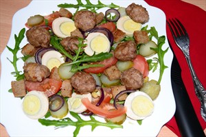 Фото рецепта «Итальянский хлебный салат (Panzanella)»