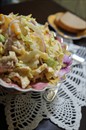 Пошаговое фото рецепта «Салат с запеченной курицей»