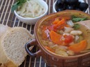 Пошаговое фото рецепта «Фасолада - греческий фасолевый суп»