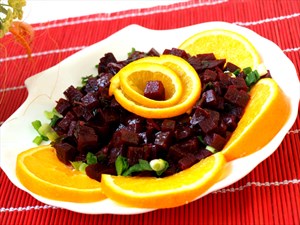 Фото рецепта «Итальянский свекольный салат с апельсиновой заправкой»