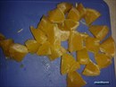 Пошаговое фото рецепта «Грейпфрутовые кексы с апельсином, курагой и изюмом»