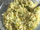 Пошаговое фото рецепта «Кабачковые оладьи с сыром»
