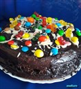 Пошаговое фото рецепта «Торт шоколадно-кофейный с черносливом»
