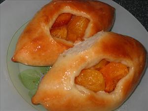 Фото рецепта «Открытые пирожки с абрикосами»