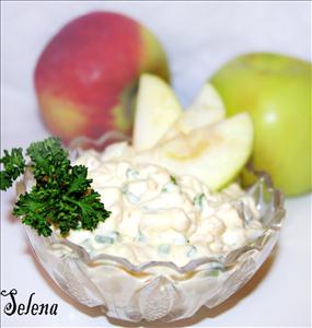 Фото рецепта «Соус с яблоком и зеленым луком»