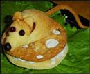Пошаговое фото рецепта «Слойки Мышка на сыре»