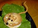 Пошаговое фото рецепта «Слойки Мышка на сыре»