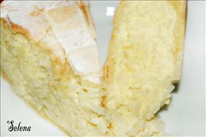 Фото рецепта «Сладкий рисовый пирог с творогом»