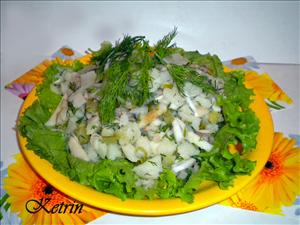Фото рецепта «Салат картофельный с сельдью»